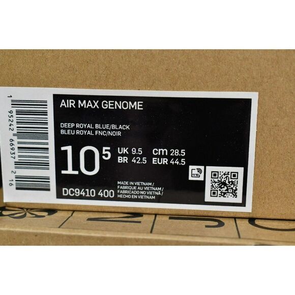 Nike Men Size 10.5 Air Max Genome Royal Blue Black Sneakers Shoes DC9410 400 main image 9